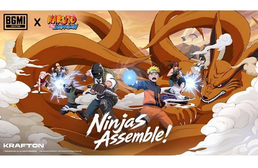 BGMI 4.5 Naruto collaboration Ninjas Assemble