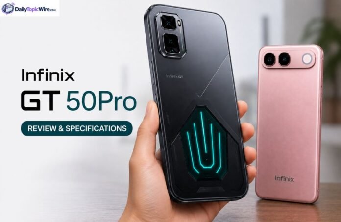 Infinix GT Pro 50 with red and black mobile featured image